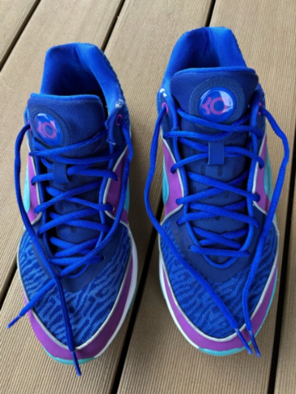 Nike KD Blue & Purple Men's Basketball Sneakers